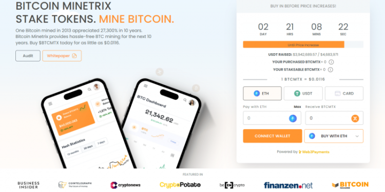 Don’t Miss: Bitcoin Minetrix Nears $4M Raised As Bitcoin Rally Fuels Surge in Bitcoin Mining Activity – Just 2 Days Until $BTCMTX Price Increase!