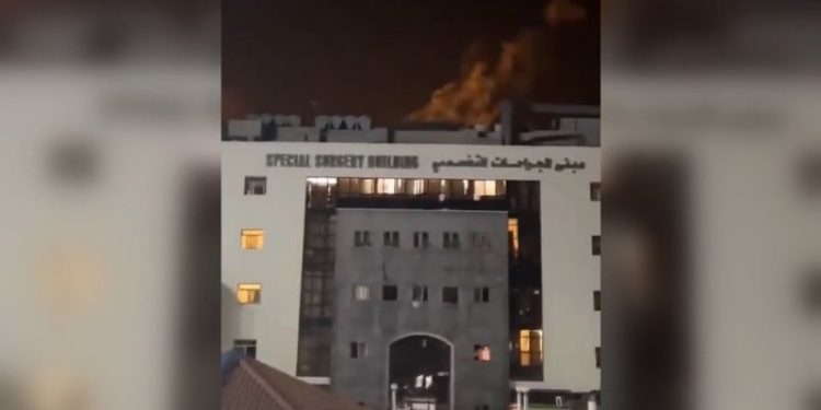 Newborns taken out of incubators wrapped in foil to keep them alive at Gaza’s largest hospital, director says