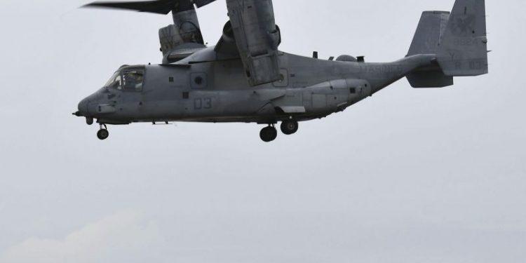 At least one dead as US Osprey aircraft crashes off coast of Japan