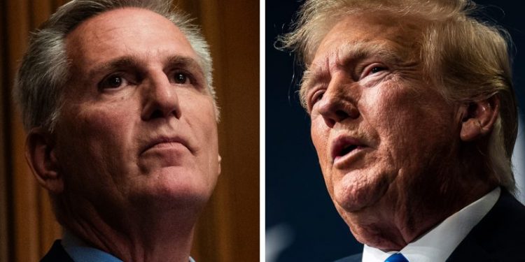 McCarthy privately recounts terse phone call with Trump after ouster