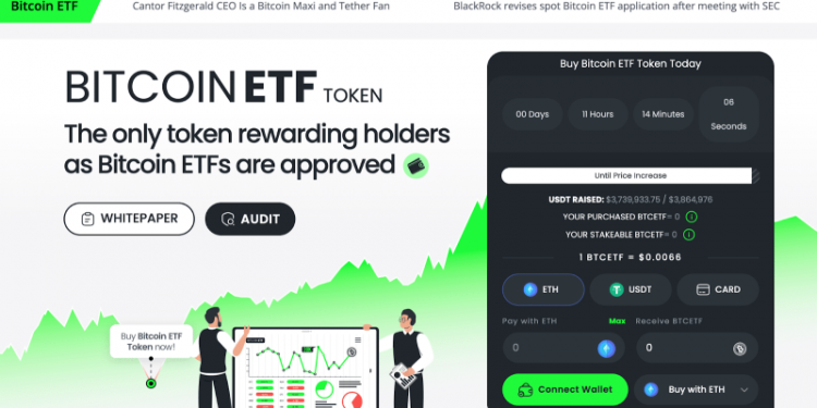 Bitcoin ETF Token Last Chance to Buy at Lowest Price Before Crypto Bull Run Explodes As $3.7m Pours Into $BTCETF From Traders