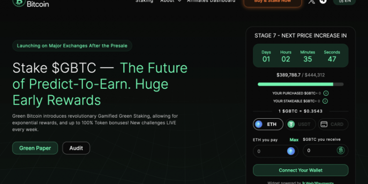 Green Bitcoin ($GBTC) Is The Next Big Bitcoin Development: Earn For Making BTC Predictions