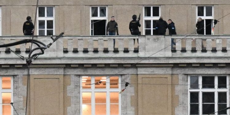 Prague wakes up in shock and horror after ‘senseless’ shooting attack leaves 14 dead