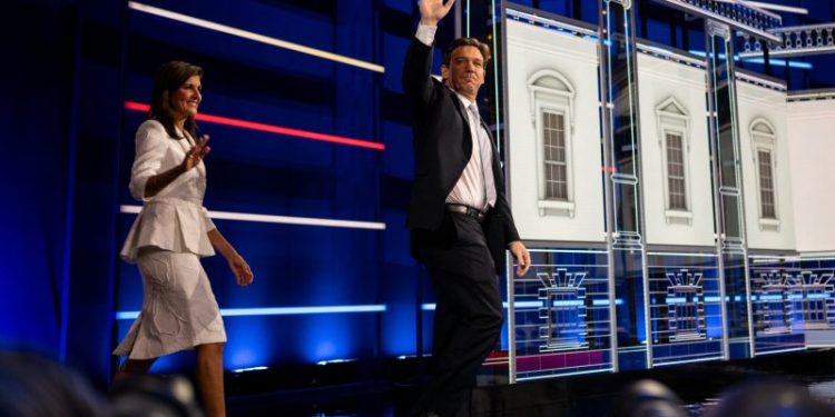 Ron DeSantis says Trump’s indictments ‘distorted’ GOP presidential race