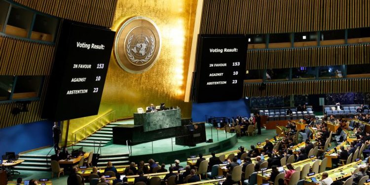 UN General Assembly votes to demand immediate ceasefire in Gaza