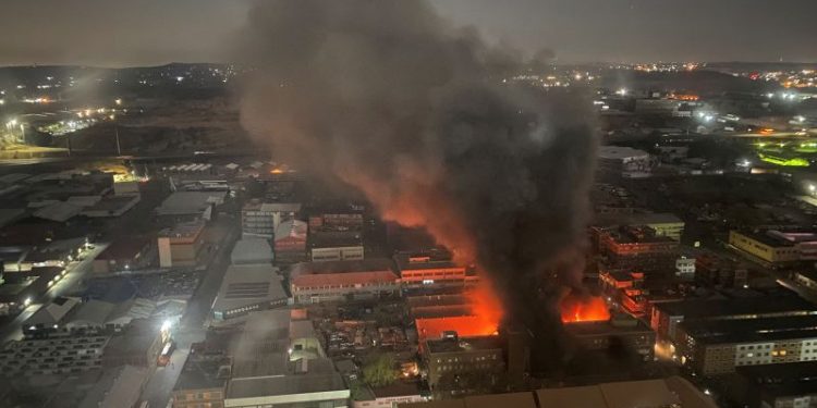 South African police arrest suspect in connection with building fire that killed 77