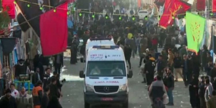 Twin blasts kill dozens near slain Iran commander’s grave