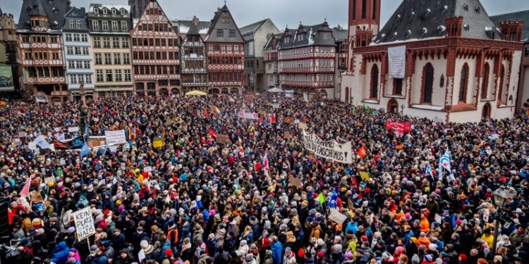 Mass protests against Germany’s far-right AfD over deportation ‘master plan’