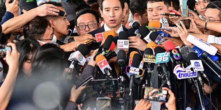Thai court dismisses media shares case against popular progressive politician – but party’s future still in doubt