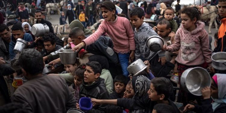 ‘We are dying slowly:’ Palestinians are eating grass and drinking polluted water as famine looms across Gaza