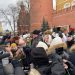 Dozens of journalists detained in Moscow as military wives protest mobilization