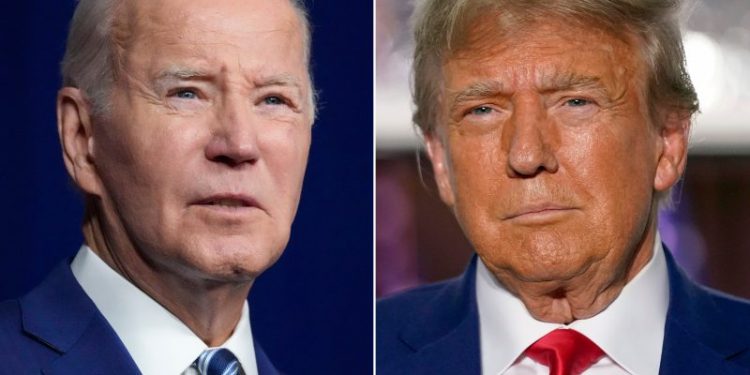 Biden and Trump take to Georgia for dueling rallies