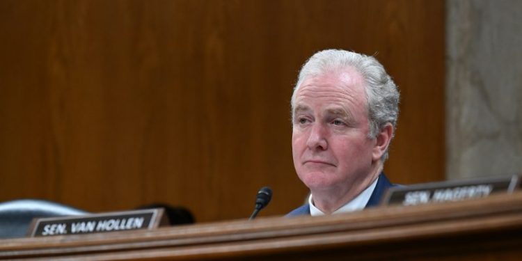 Van Hollen pushes Israel for more Gaza aid and against ‘war crimes’