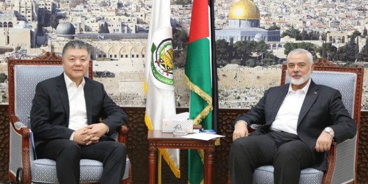Chinese envoy meets Hamas chief Haniyeh after first visit to Israel since Gaza war began