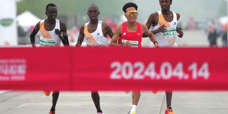 Chinese runner’s win invites suspicion after rivals appear to step aside