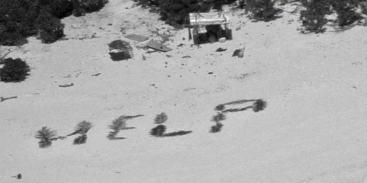 Pacific castaways’ ‘HELP’ sign sparks US rescue mission – and an unexpected family reunion