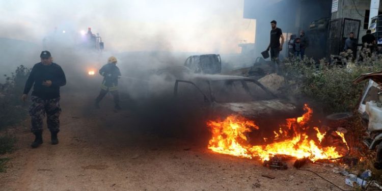 Israeli settlers storm West Bank village, setting cars and homes ablaze