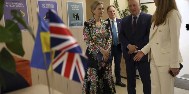 First British royal visits Ukraine since Russian invasion began