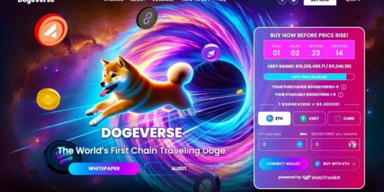 Solana’s Greatest Multichain Meme Coin Dogeverse Bags $13 Million In Ongoing Presale