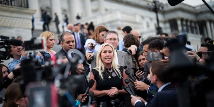 For Marjorie Taylor Greene, getting booed by the House is no disincentive