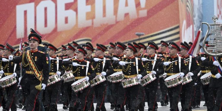 Putin says Russia’s army is ‘always ready’ as country marks World War II victory