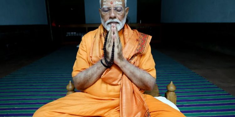 Modi heads for two days of island meditation as Indian election nears end