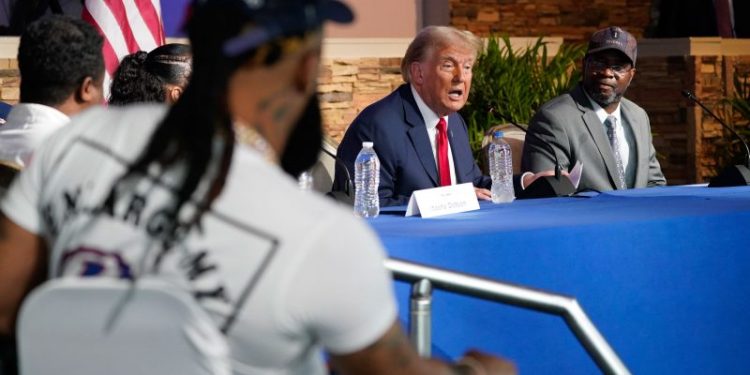 Trump portrays rampant crime in speech at Black church in Detroit
