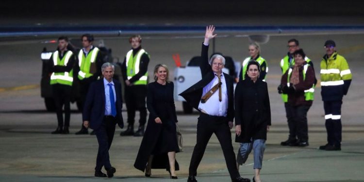 Julian Assange plans to swim ‘every day,’ sleep in real bed, his wife says