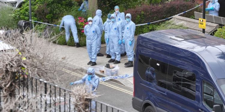 British police arrest man, 34, in connection with human remains found in suitcases