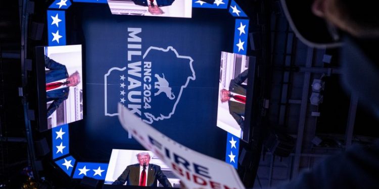 A month that upended the campaign leaves Trump in his strongest position yet