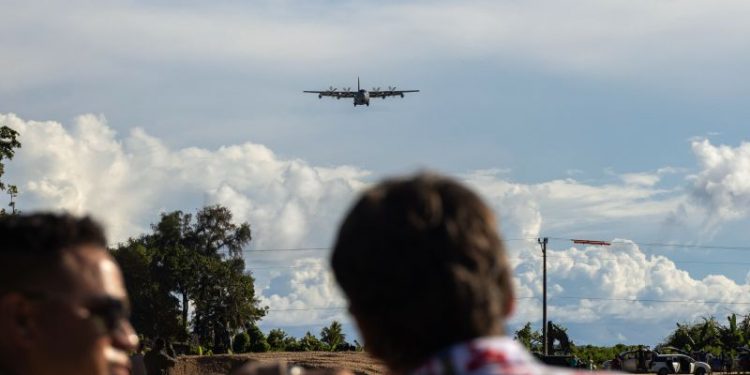 US military rebuilds runway on site of ‘nightmare’ World War II battle