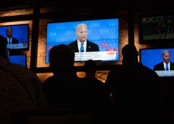 Presidential debate drew 51.3 million viewers, down from recent events