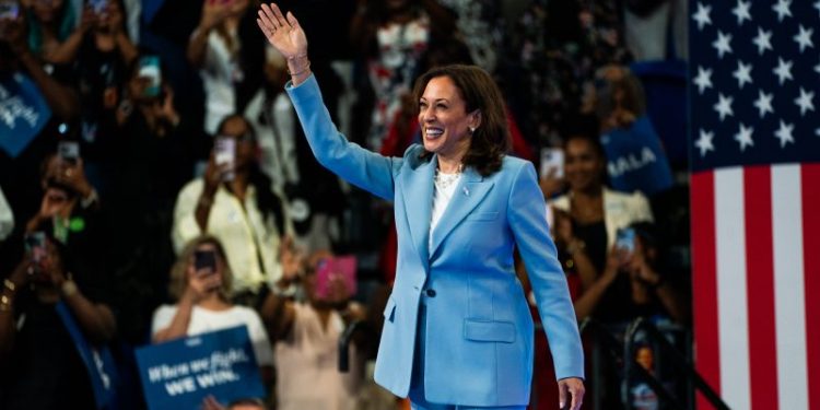 Harris is only candidate on virtual roll call for Democratic presidential nominee