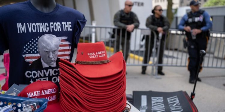 ‘It’s now last week’s news’: Trump voters brush off his court cases