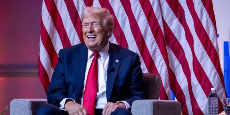 Trump allies want to hit Harris’s record. He keeps talking about her race and gender.