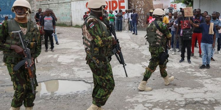Kenyan police deployed to Haiti haven’t received full promised salary in two months
