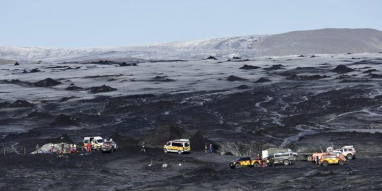 ‘It could have been us’: American father and daughter recall horror of Iceland cave collapse