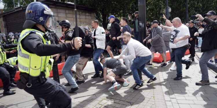 Rioters target hotel used to house asylum seekers amid worst UK disorder in years