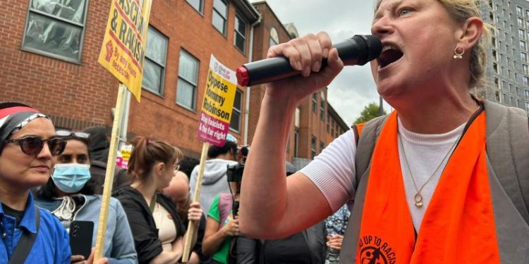 ‘More of us than you’: Thousands of anti-racist protesters turn out to counter far-right rallies in UK