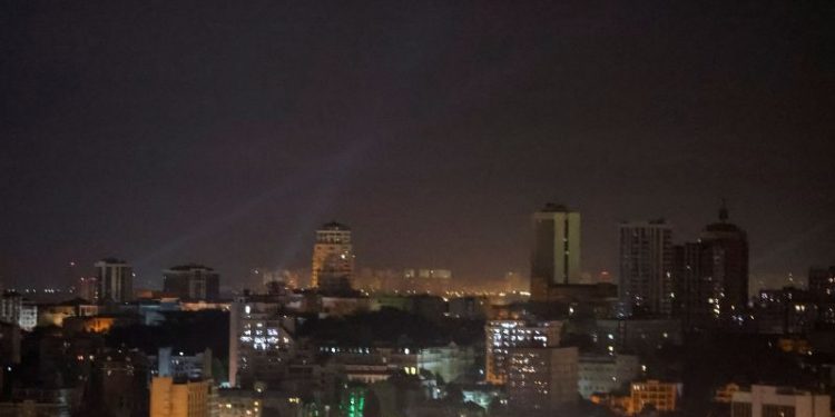 Drone debris found outside Ukrainian parliament as Russia launches nationwide attack with 67 drones