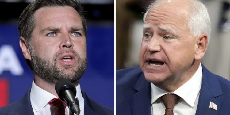 Vance and Walz face contrasting pressures in much-anticipated debate