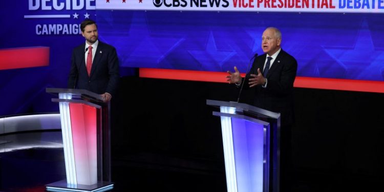 In debate, Walz struggles to answer question on his time in Hong Kong