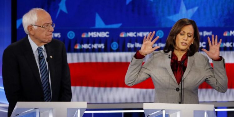 As Harris shifts to the center, progressives hold their fire — for now