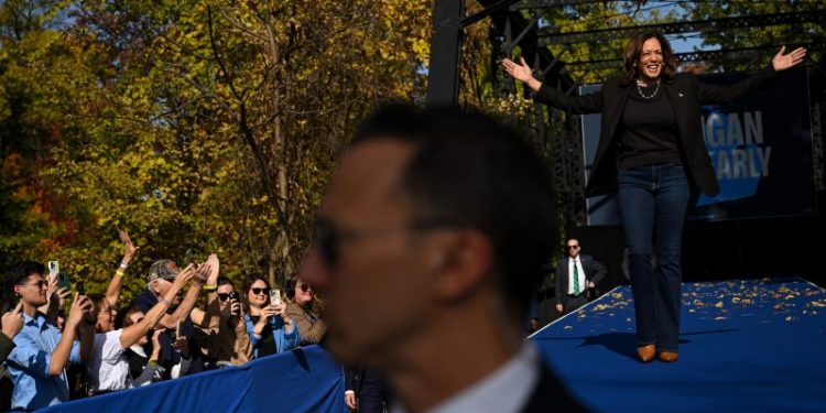 Harris has a huge cash advantage over Trump, but polls remain tight