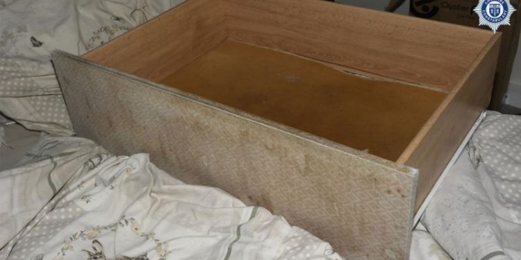 Mother who kept baby hidden in drawer for three years jailed