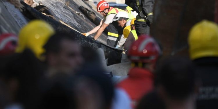Eight killed after railway station roof collapses in Serbia
