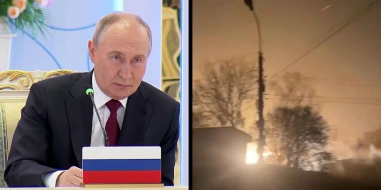 Russia’s overnight attack on Ukraine a response to strikes with US-made missiles, Putin says