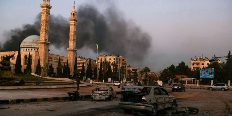 Syrian and Russian jets strike rebels after opposition seize much of Aleppo