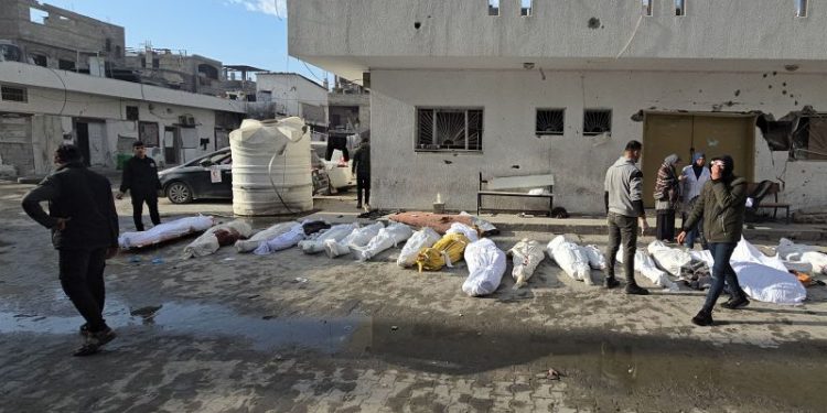 Israeli military kills four doctors in raid on Kamal Adwan Hospital in northern Gaza, eyewitnesses say