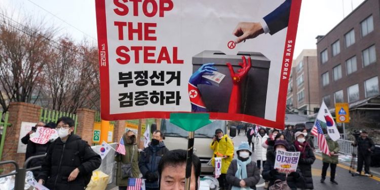‘Stop the Steal’ in South Korea? Why MAGA-like hats and slogans are part of President Yoon’s impeachment drama